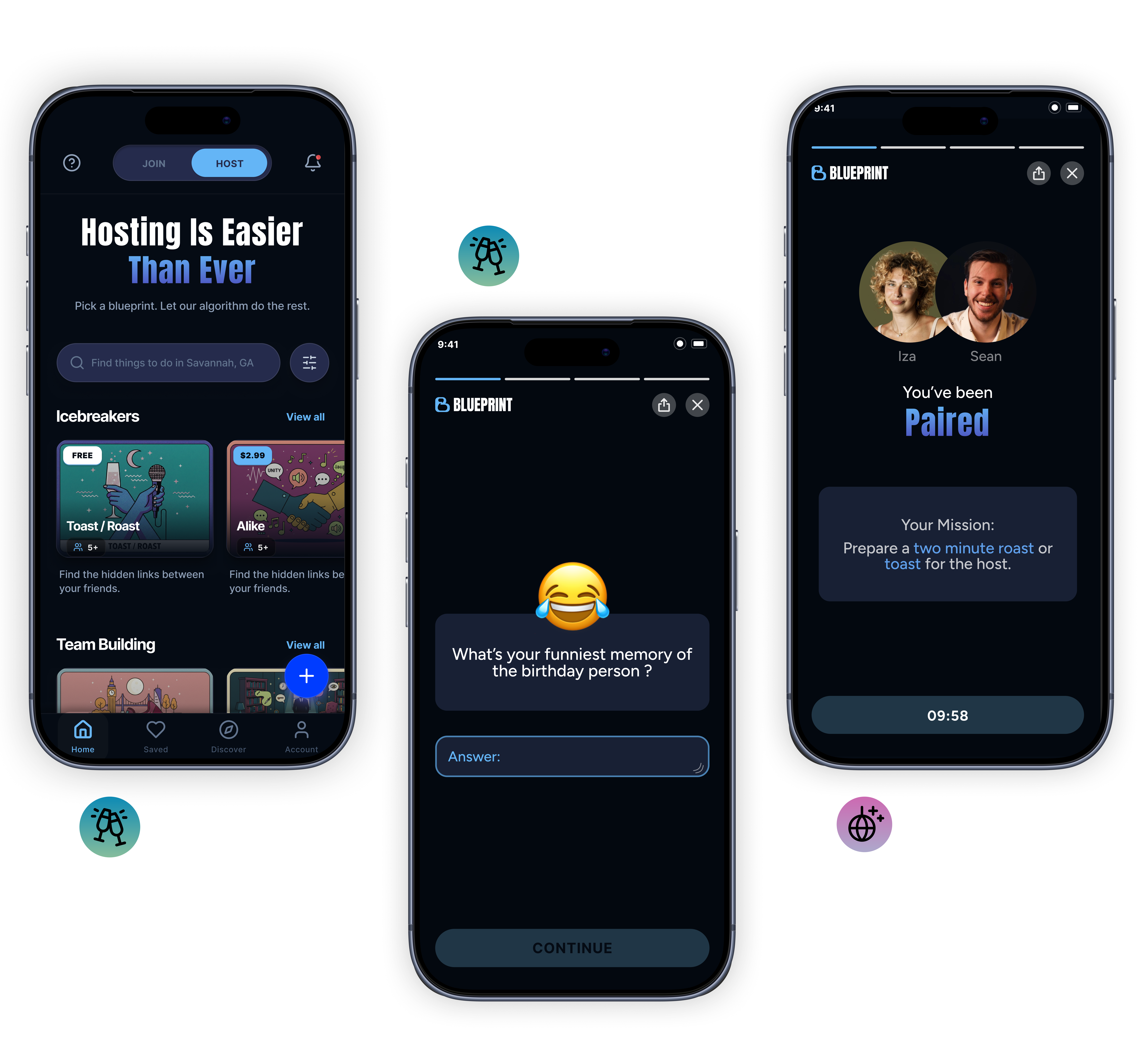 Final Design — screen overview